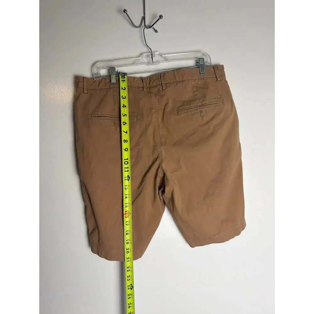 Hugo Boss Men's Slice Slim Fit Chino Shorts 34R Tan